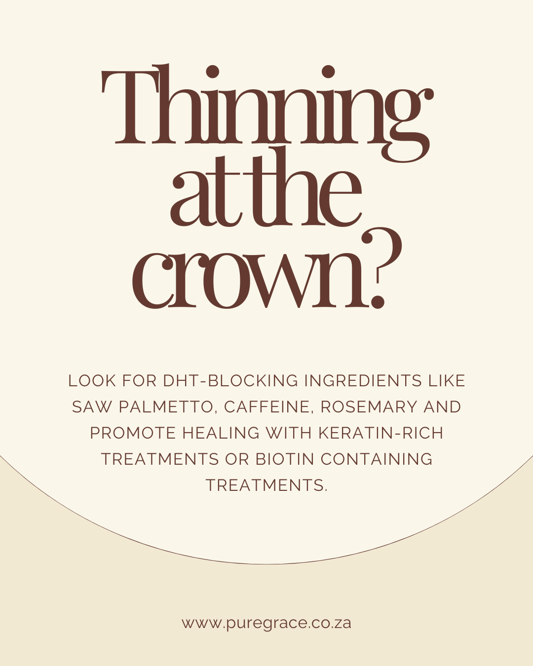 Thinning at the Crown? Here’s What You Need to Know About DHT and How to Stop It